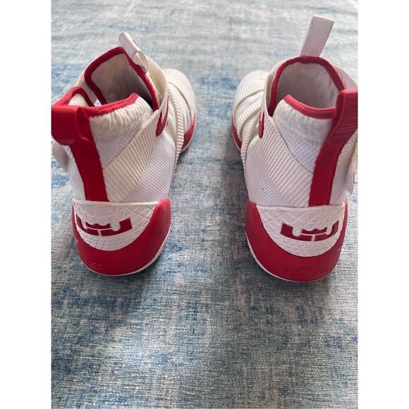 Nike White Red Lebron Soldier 11 TB Promo Size 18 - Picture 5 of 7